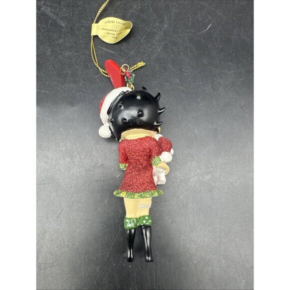 The Danbury Mint Betty Boop Glitter Christmas Ornament Set Of 3 NEW - Picture 3 of 11